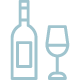 Vin servi au restaurant La Table De Trois à Bordeaux